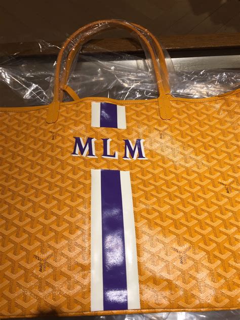 personalized goyard bag